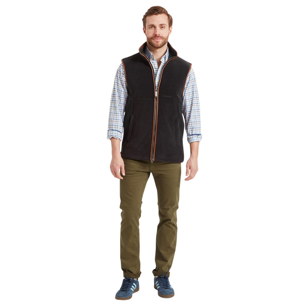 Schoffel Men's Oakham Fleece Gilet - Gunmetal