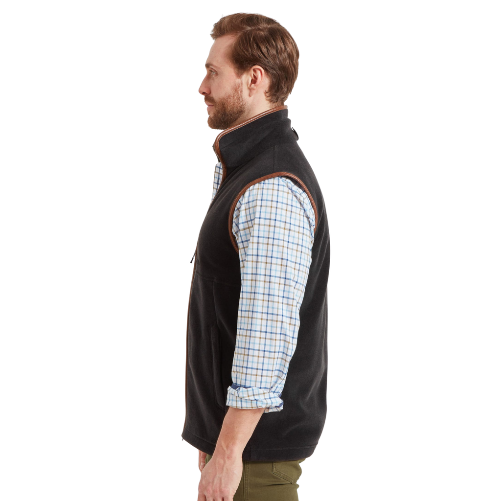 Schoffel Men's Oakham Fleece Gilet - Gunmetal