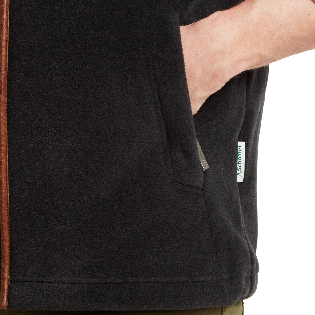 Schoffel Men's Oakham Fleece Gilet - Gunmetal