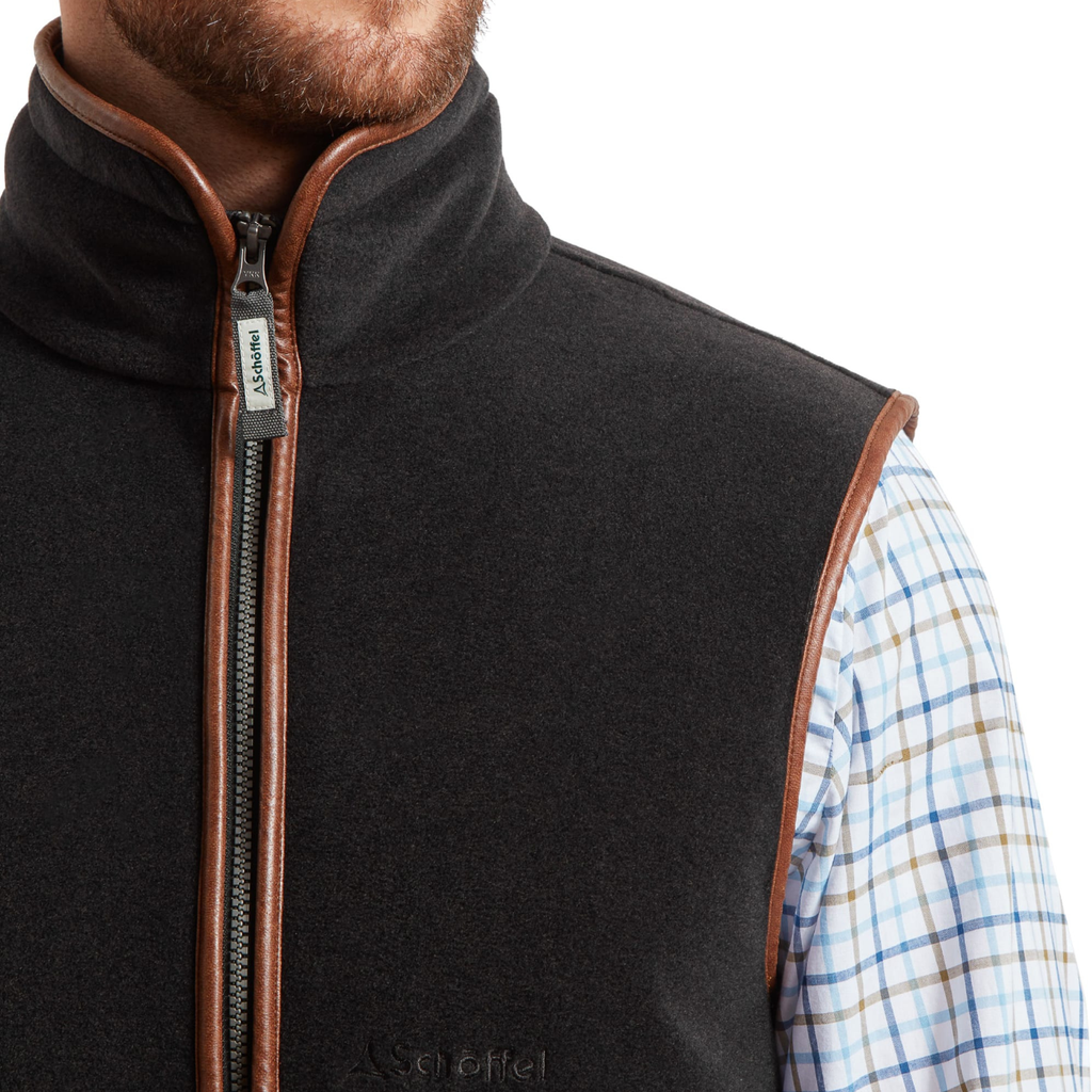 Schoffel Men's Oakham Fleece Gilet - Gunmetal