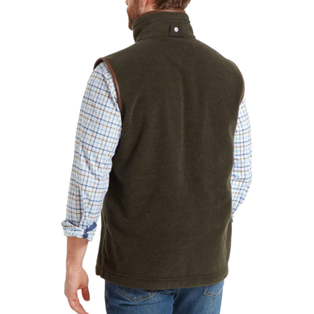 Schoffel Men's Oakham Fleece Gilet - Dark Olive