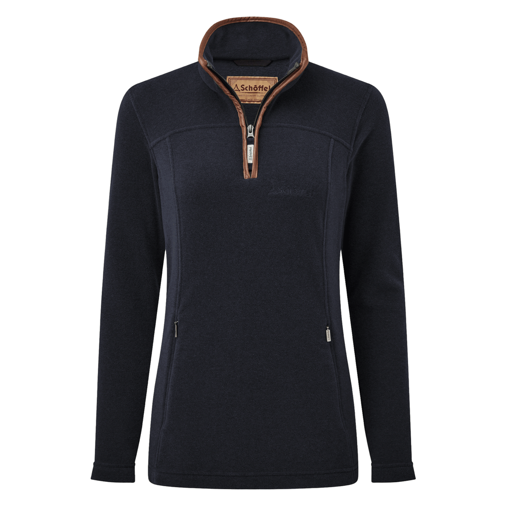 Schoffel Women's Tilton II Quarter Zip Fleece - Navy