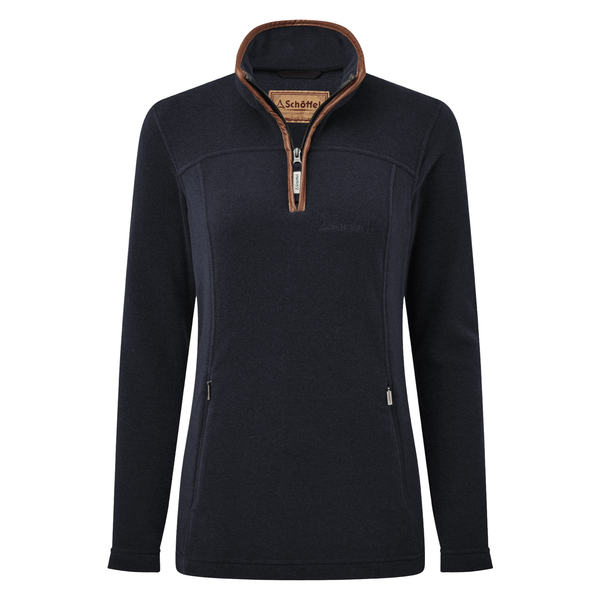 Schoffel Women's Tilton II Quarter Zip Fleece - Navy