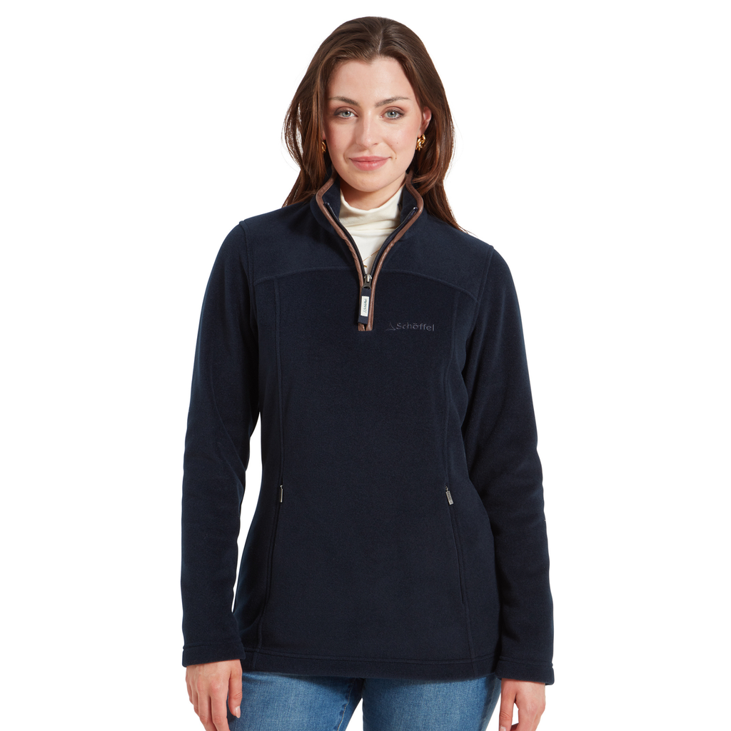 Schoffel Women's Tilton II Quarter Zip Fleece - Navy