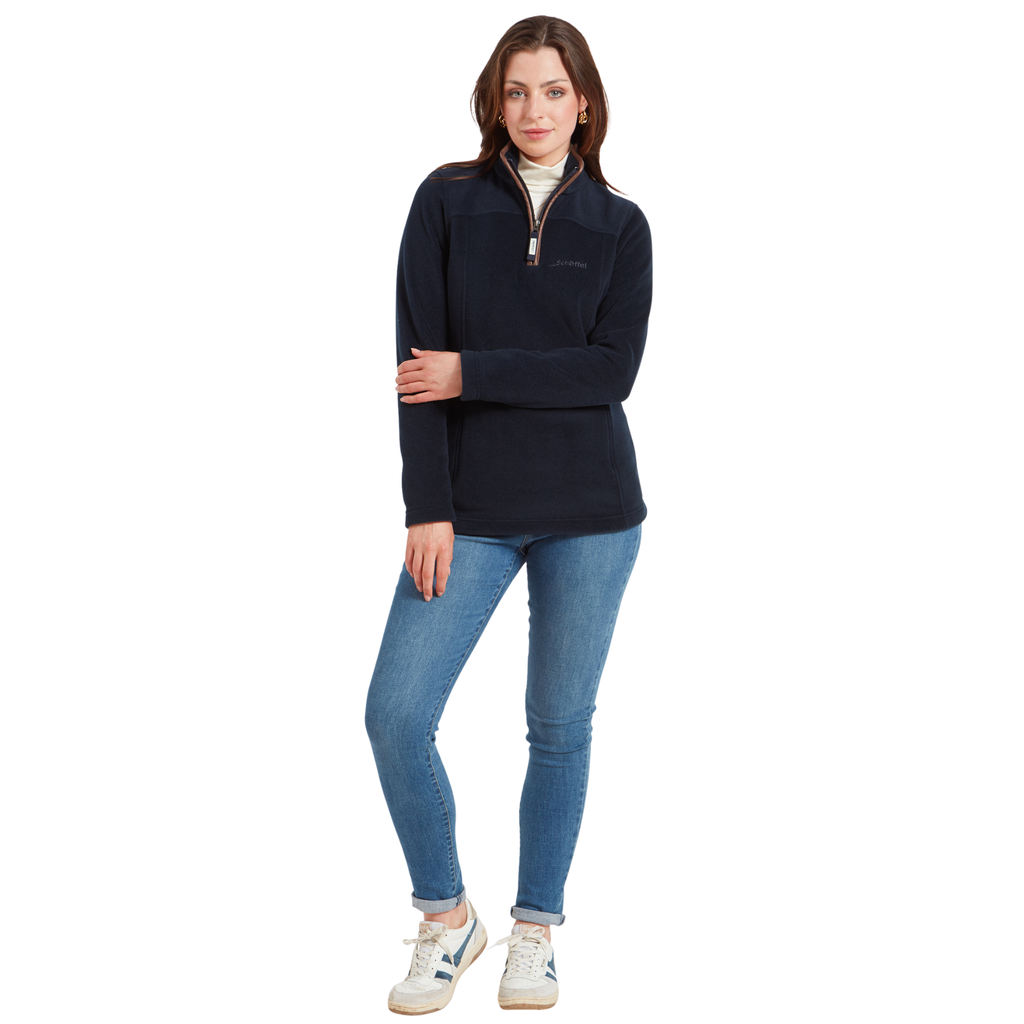 Schoffel Women's Tilton II Quarter Zip Fleece - Navy