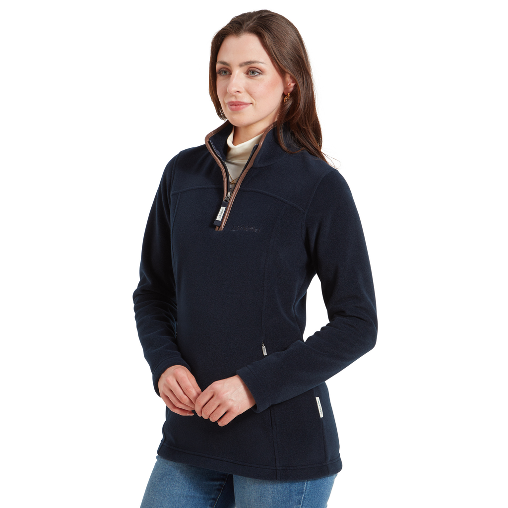 Schoffel Women's Tilton II Quarter Zip Fleece - Navy