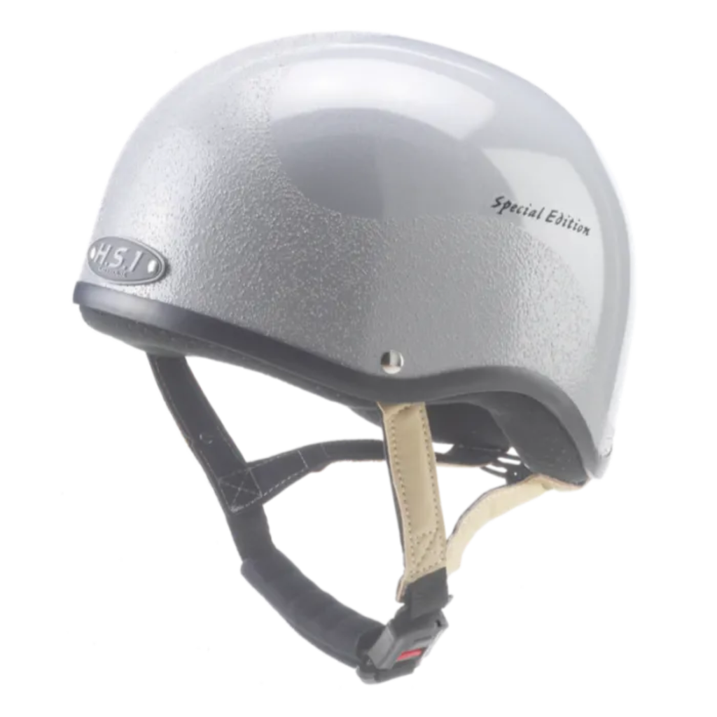 Gatehouse HS1 Jockey Skull (SNELL E2001) - Silver