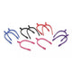Shires Plastic Ball End Spurs - Red