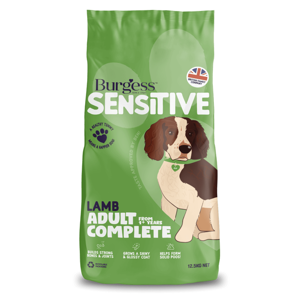 Burgess Sensitive Lamb and Rice - 12.5kg