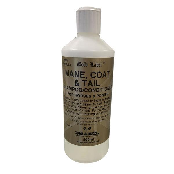 Gold Label Mane Coat and Tail Shampoo and Conditioner - 500ml
