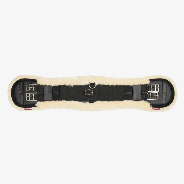 LeMieux Intergrated Dressage Girth - Black/Natural