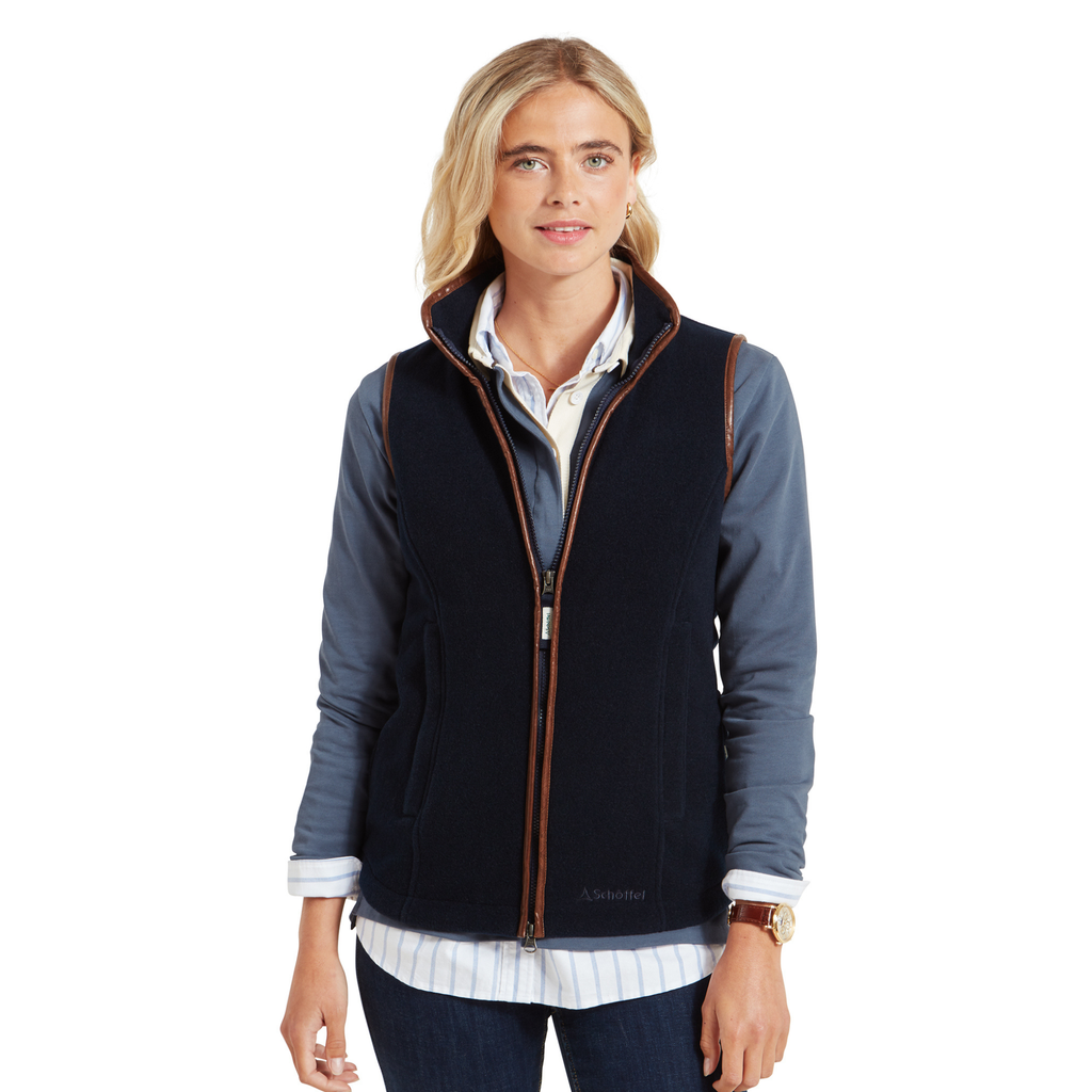Schoffel Women's Lyndon Fleece Gilet - Navy
