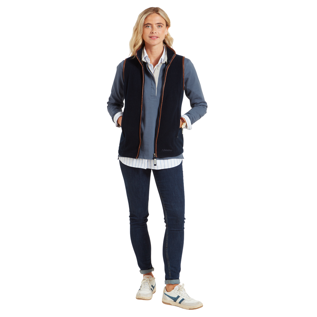 Schoffel Women's Lyndon Fleece Gilet - Navy