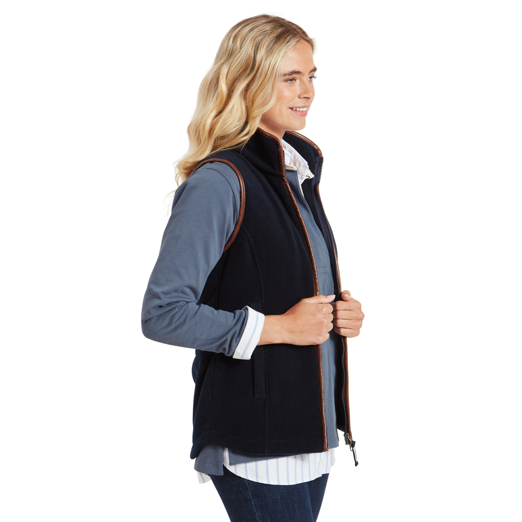 Schoffel Women's Lyndon Fleece Gilet - Navy