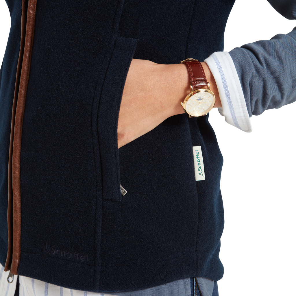 Schoffel Women's Lyndon Fleece Gilet - Navy