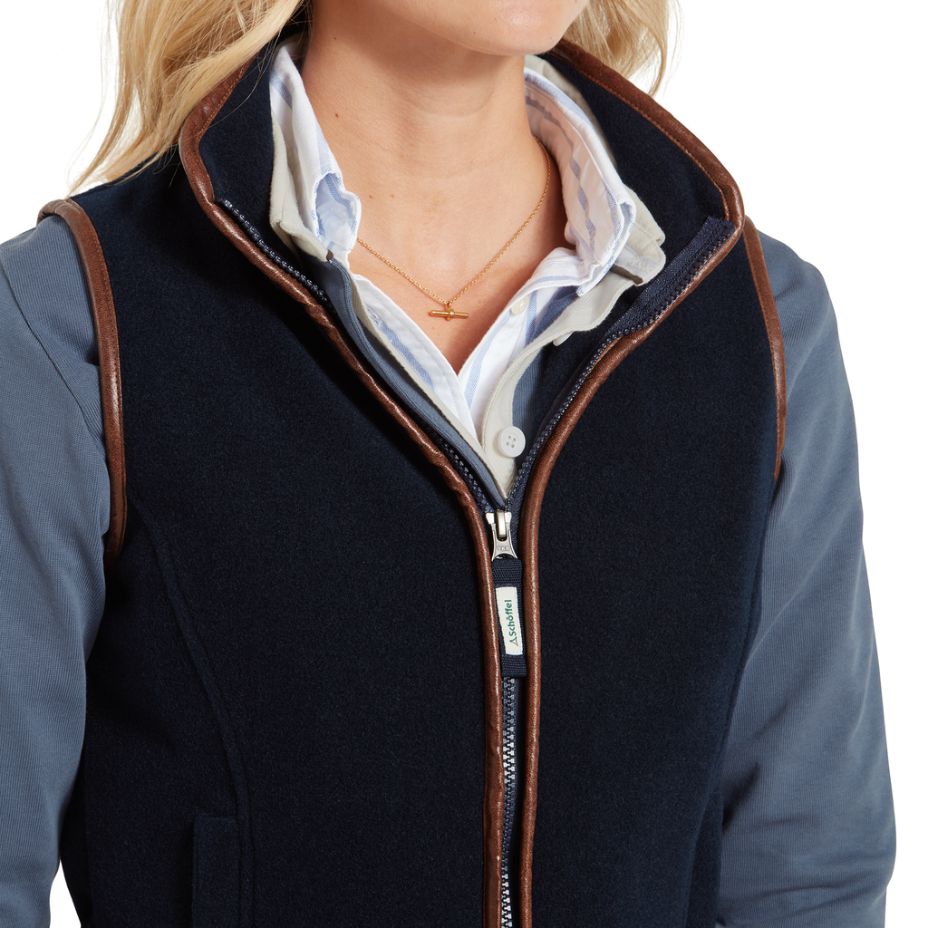 Schoffel Women's Lyndon Fleece Gilet - Navy