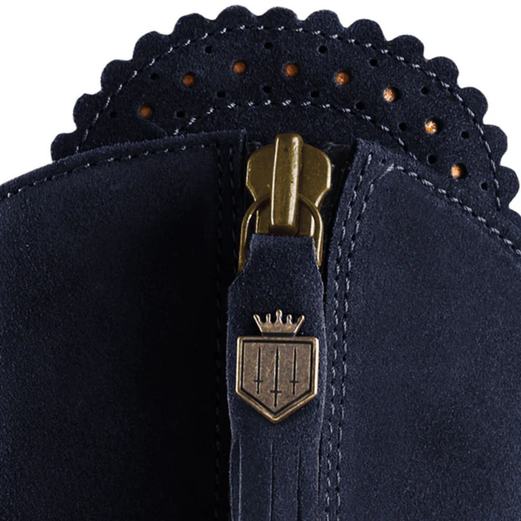 Fairfax and Favor Sporting Fit Heeled Regina Boot - Navy