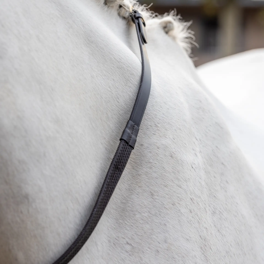 LeMieux Rubber Reins - Brown