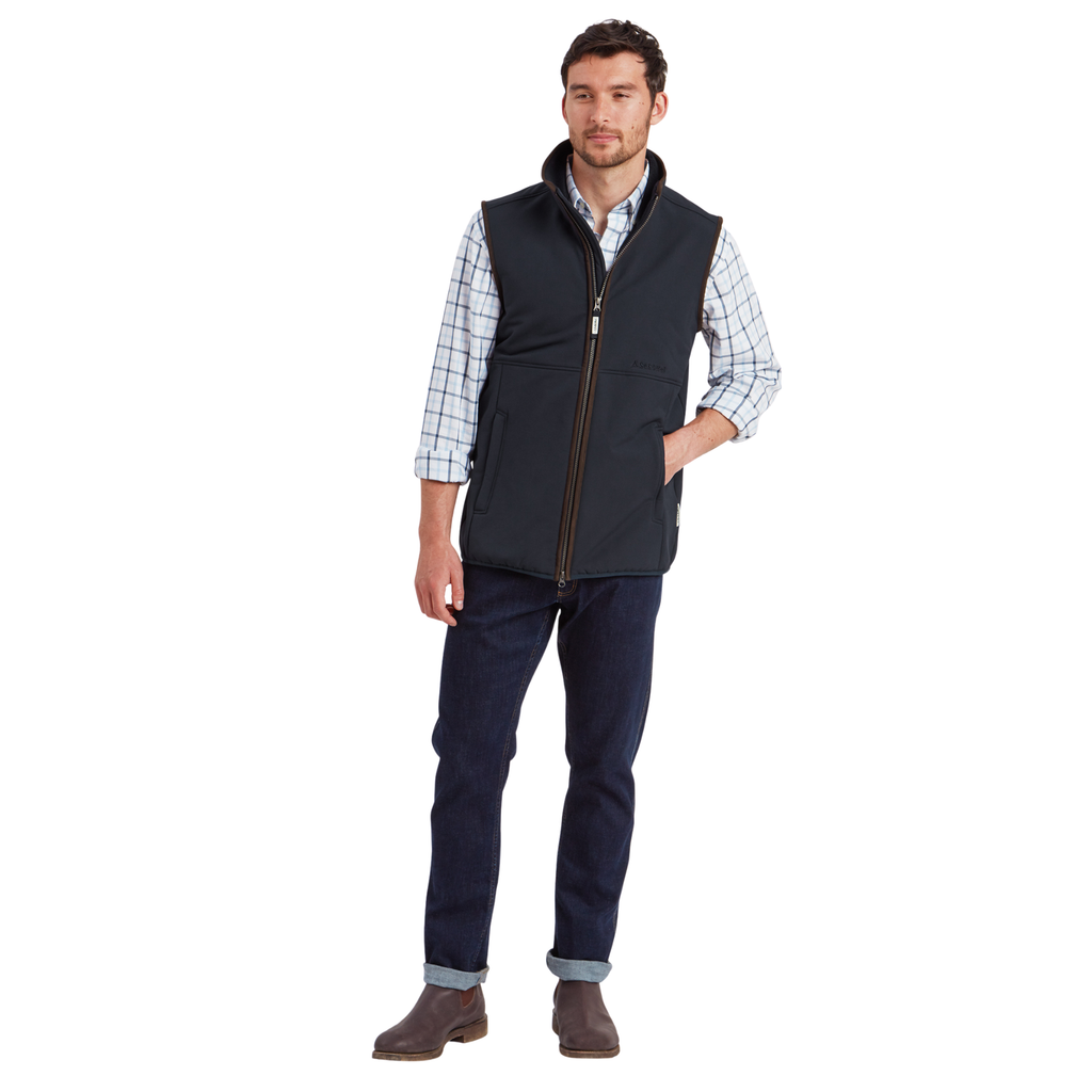 Schoffel Mens Belton Gilet - Navy