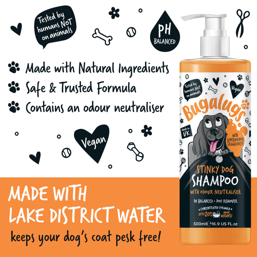 Bugalugs Stinky Dog Shampoo - 500ml