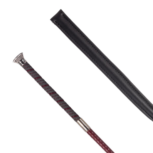 Country Direct Thin Handle Cushioned Jump Bat - Burgundy