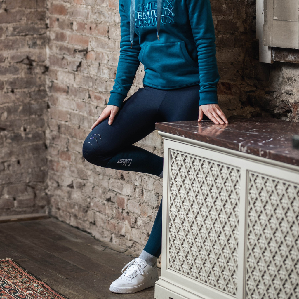LeMieux Ladies Brushed Pull On Breech - Navy