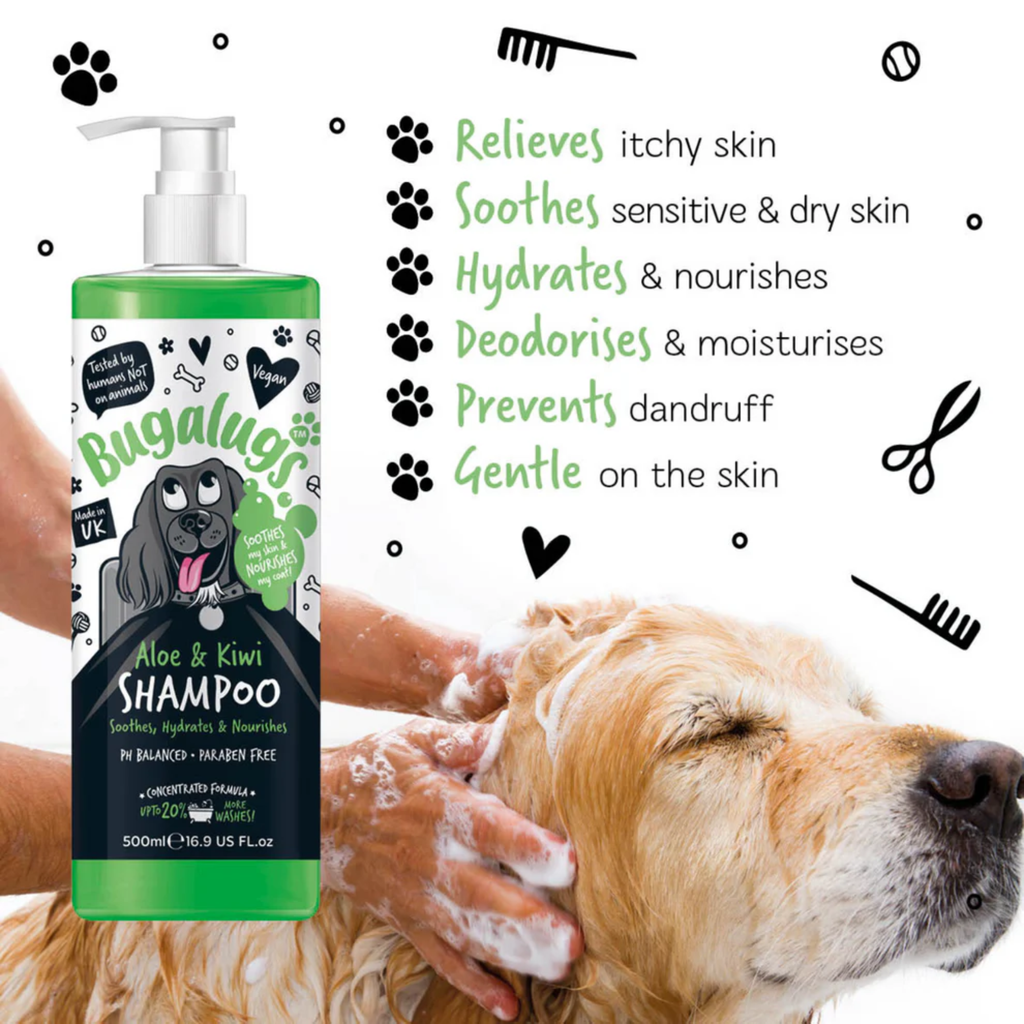 Bugalugs Soothing Aloe and Kiwi Shampoo - 500ml