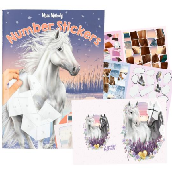 Miss Melody Number Sticker Book