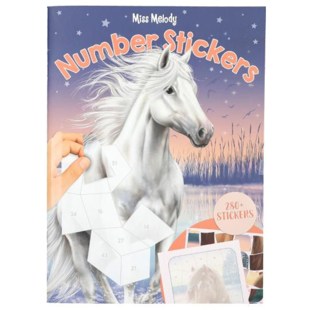 Miss Melody Number Sticker Book
