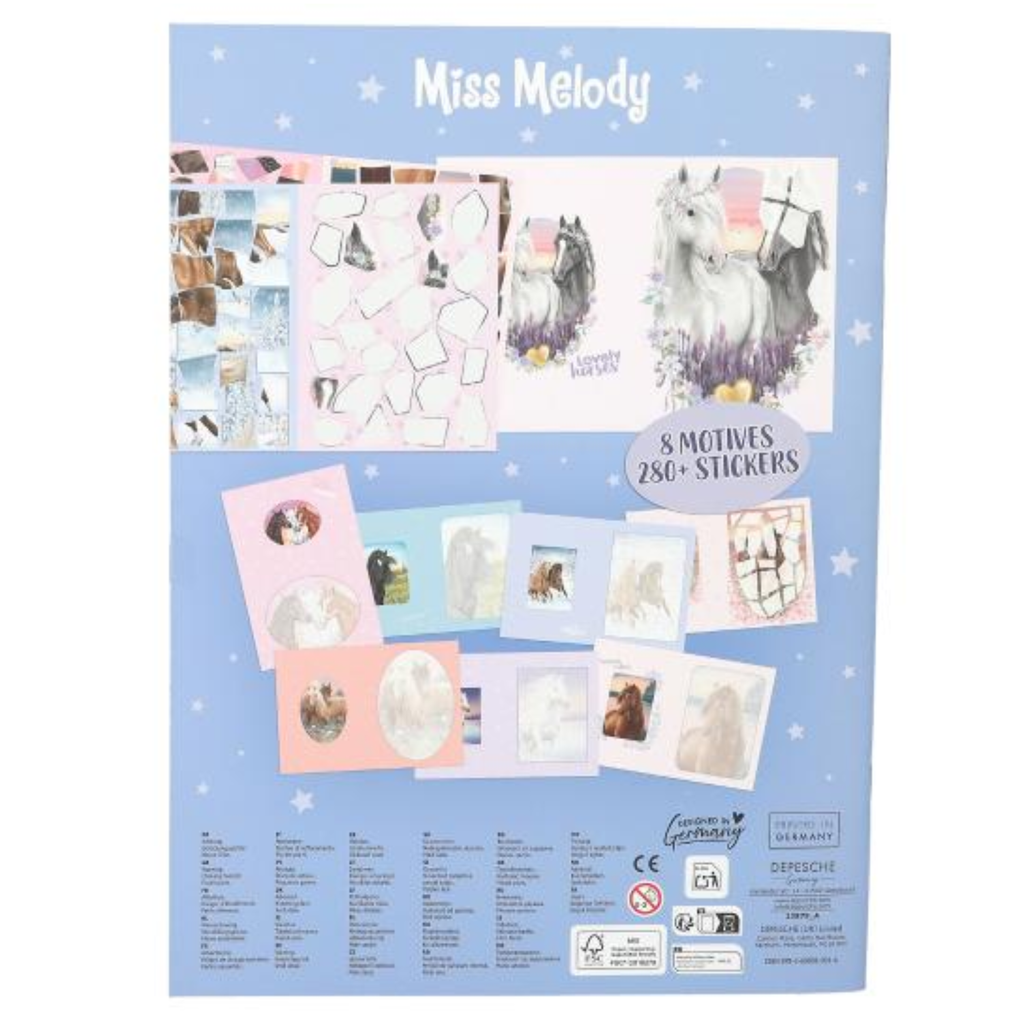 Miss Melody Number Sticker Book