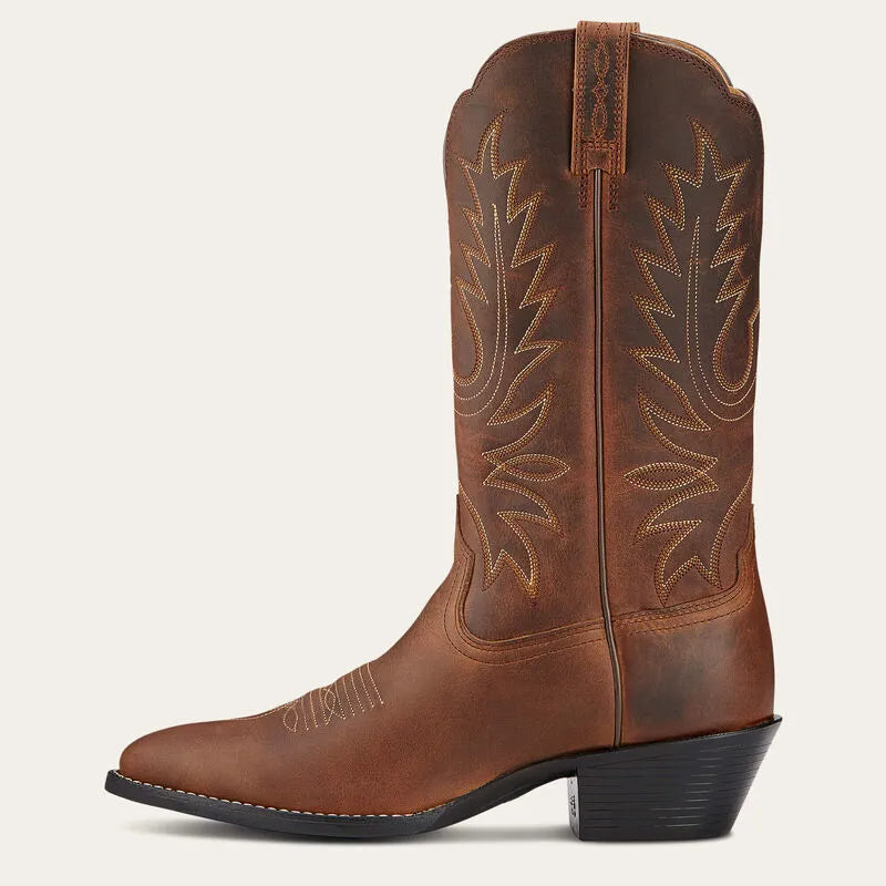 Ariat Womans Heritage Western R Toe Boot - Brown
