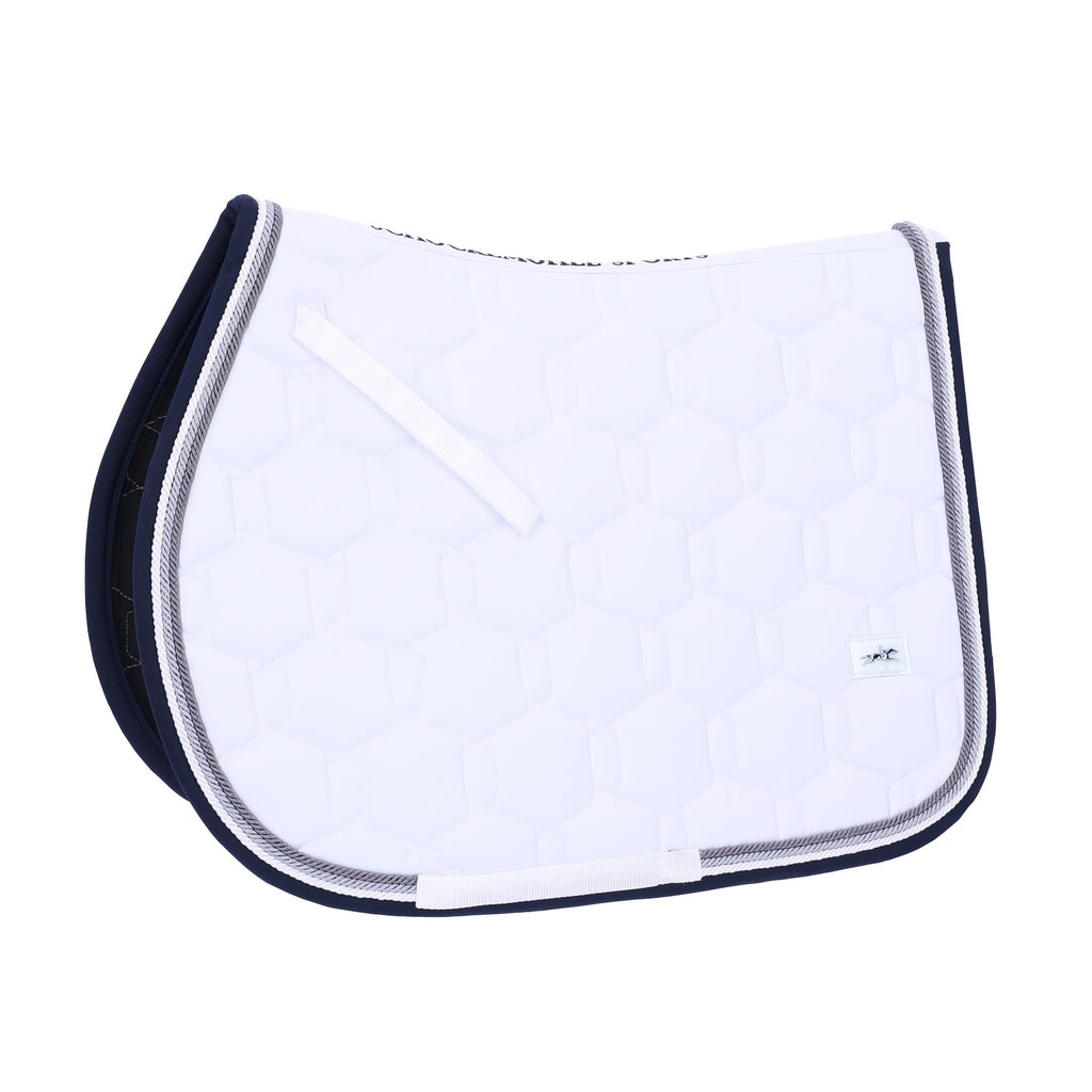 Schockemohle Eco Comfort Jump Style Saddle Pad - White