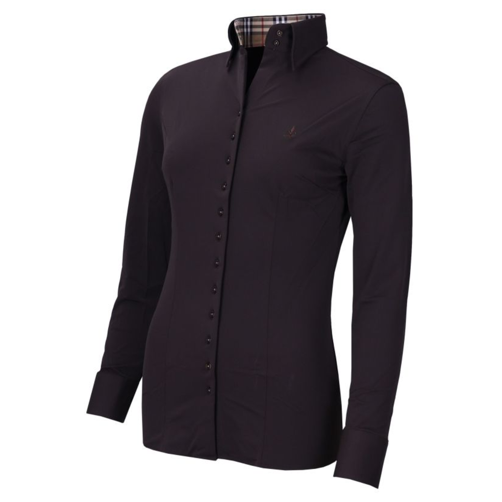 Fior Da Liso Ladies Nova London B Blouse - Dark Brown