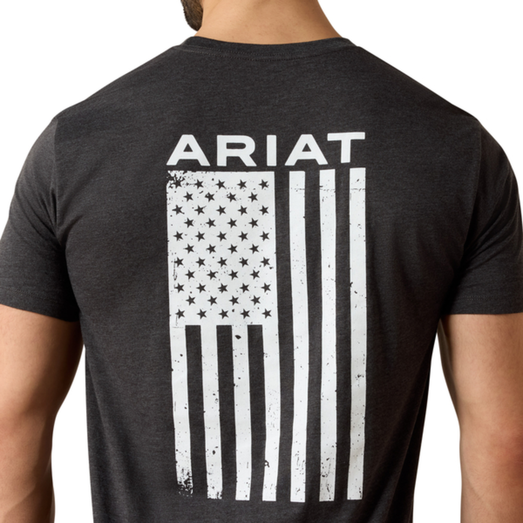Ariat Mens Freedom T-Shirt - Charcoal Heather
