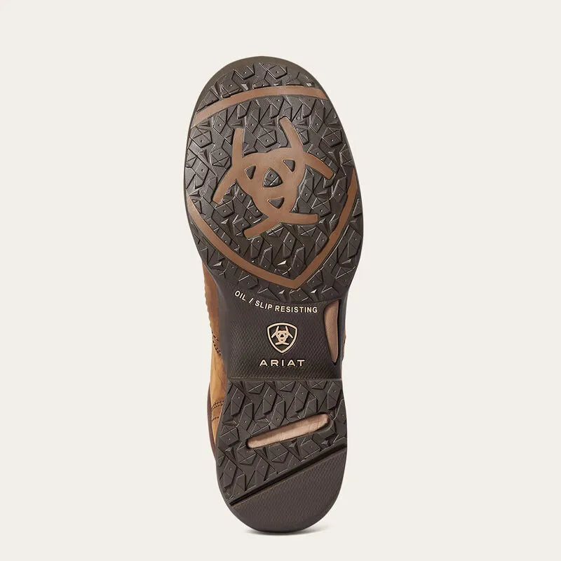 Ariat Ladies Anthem H2O Round Toe Lacer - Distressed Brown