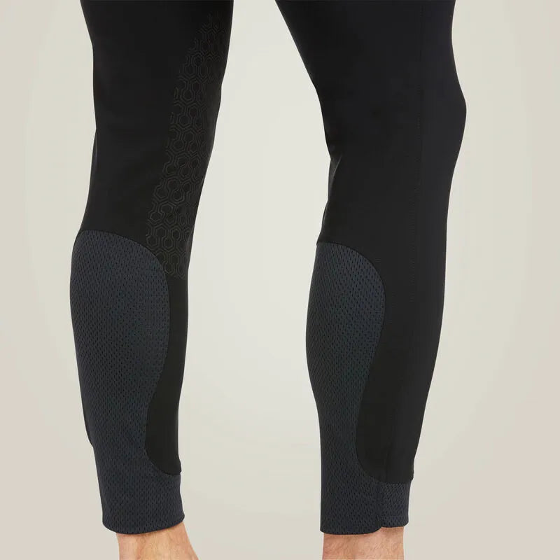 Ariat Mens Tri Factor Grip Knee Patch Breech - Black