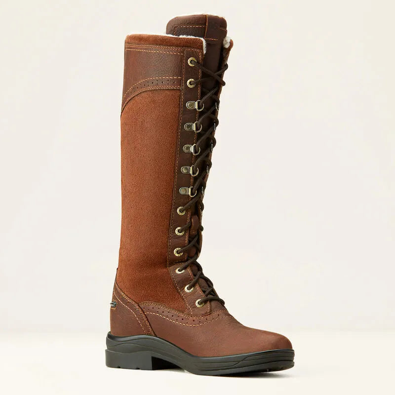 Ariat Ladies Wythburn Tall H20 Boot - Dark Brown