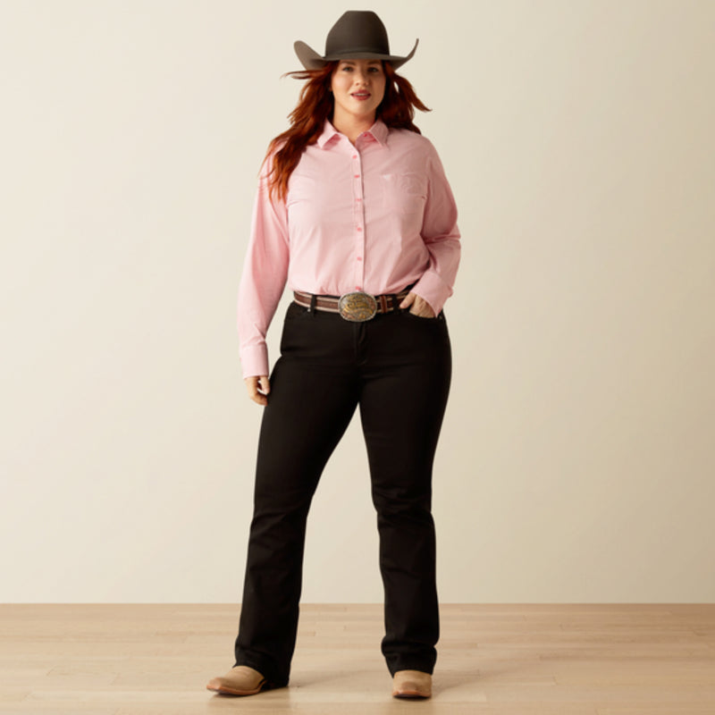 Ariat Ladies Kirby Shirt - Camellia Rose Stripe