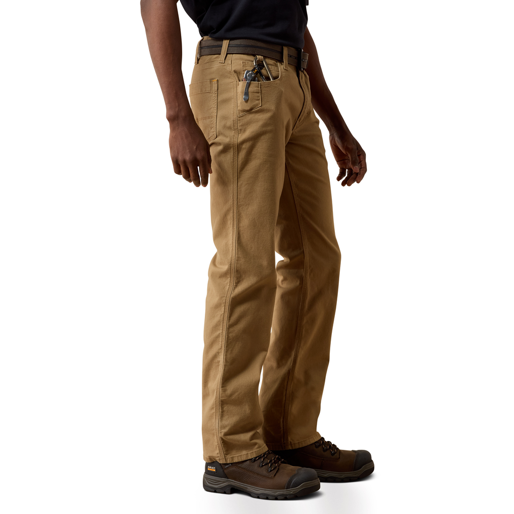 Ariat Mens M5 Made Tough DuraStretch Straight Leg Pant - Field Khaki