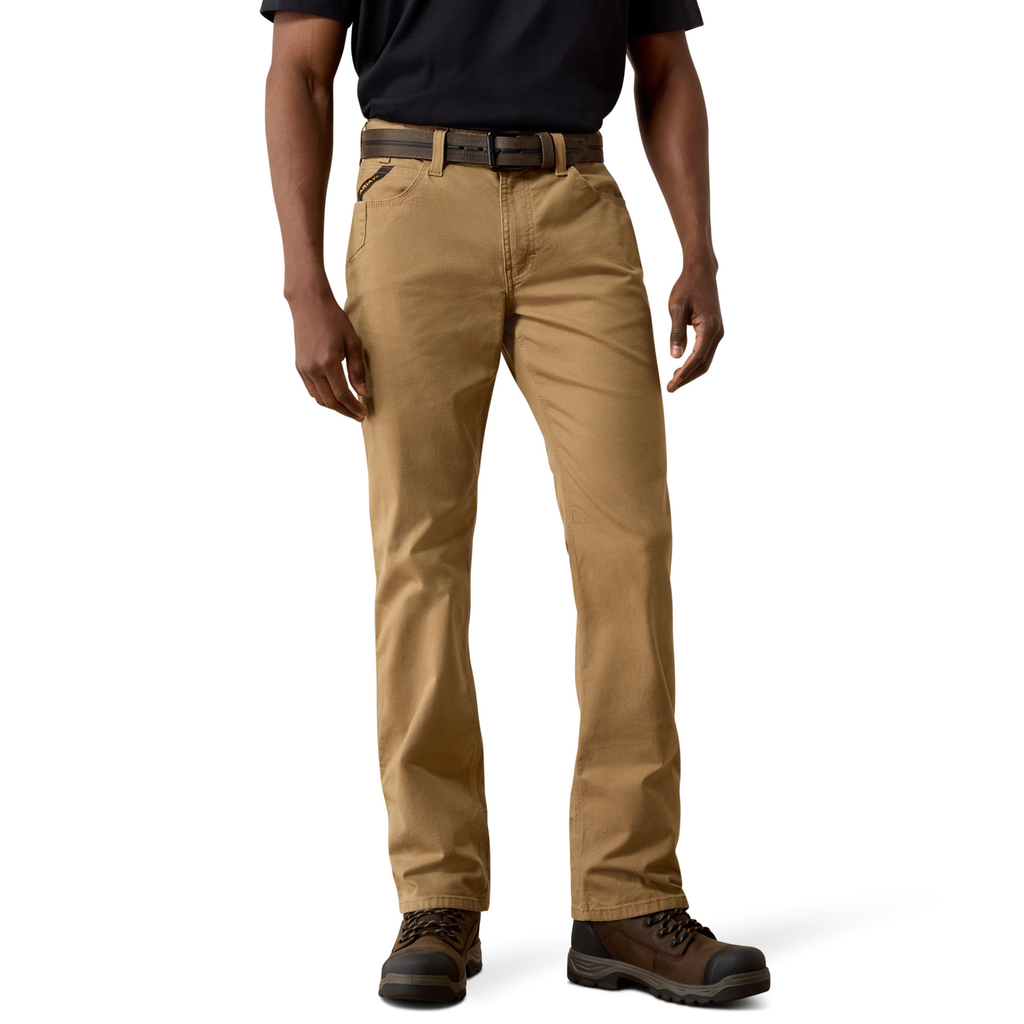 Ariat Mens M5 Made Tough DuraStretch Straight Leg Pant - Field Khaki