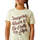 Ariat Girls Never Outta Style T-shirt - White