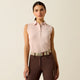 Ariat Ladies Prix Sleeveless Polo - Sepia Rose