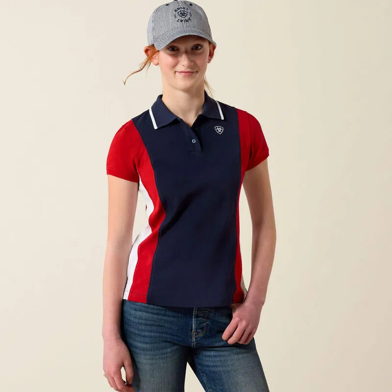 Ariat Youth Taryn Polo Shirt - Team Navy