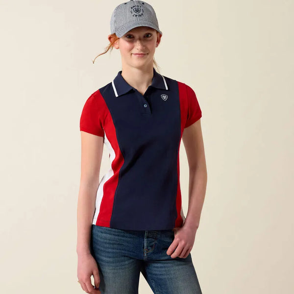 Ariat Youth Taryn Polo Shirt - Team Navy