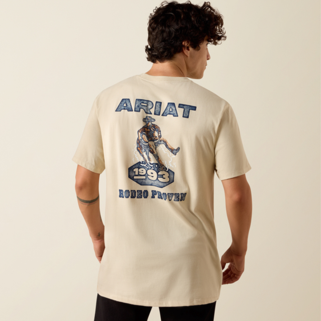 Ariat Mens Proven Stamp T-Shirt - Natural