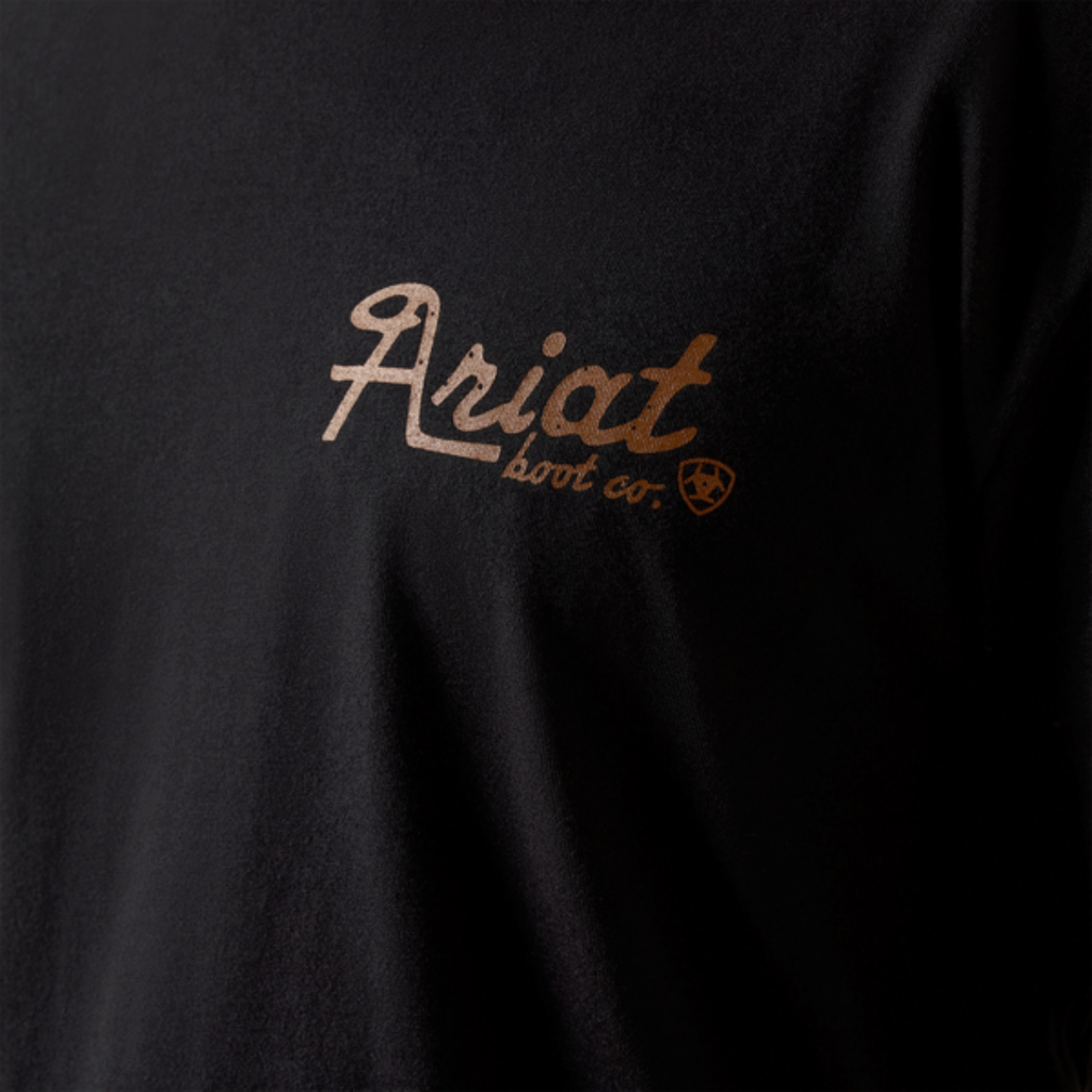 Ariat Mens Cowmooflage T-Shirt - Black