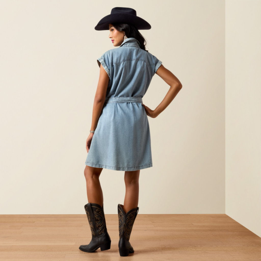 Ariat Ladies Hampton Dress - Medium Blue
