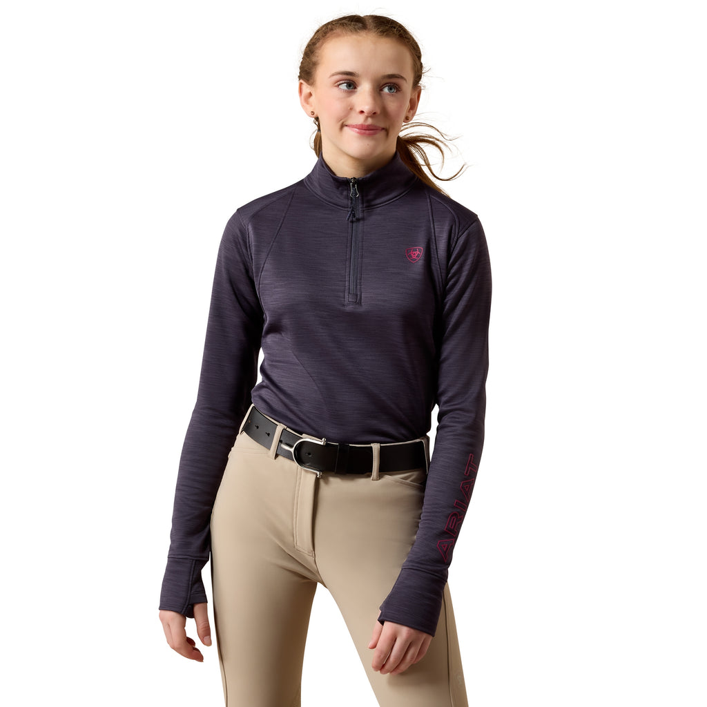 Ariat Youth Team EQ 1/2 Zip Pullover - Odyssey Grey