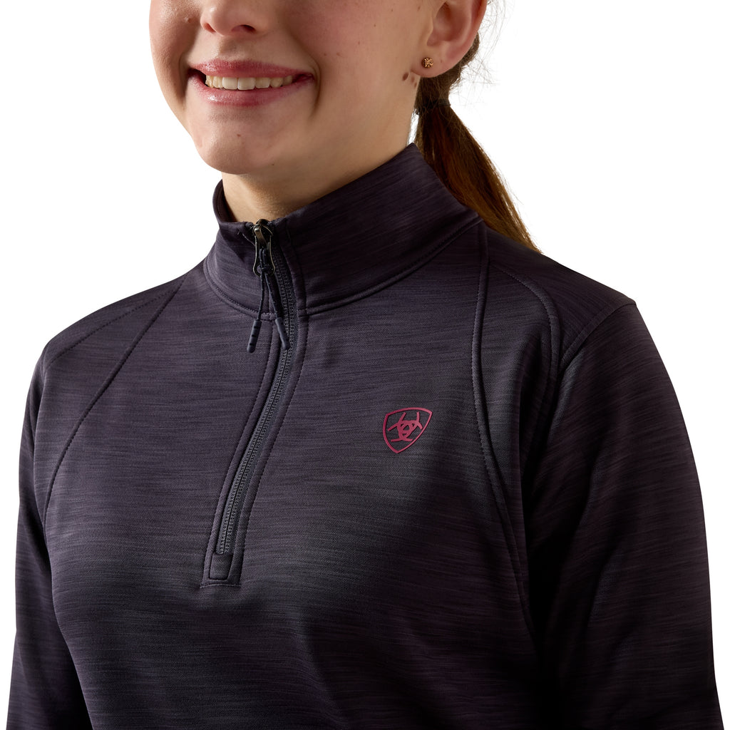 Ariat Youth Team EQ 1/2 Zip Pullover - Odyssey Grey