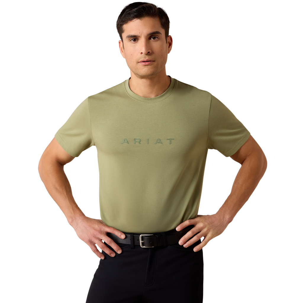 Ariat Mens The Logo T-Shirt - Oil Green